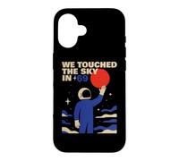 We Touched The Sky in '69 Astronaute Moon Landing Retro Space Coque pour iPhone 16