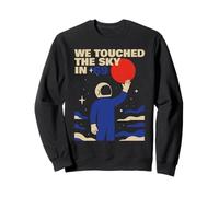 We Touched The Sky in '69 Astronaute Moon Landing Retro Space Sweatshirt