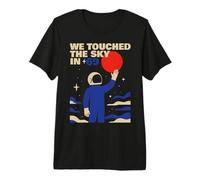 We Touched The Sky in '69 Astronaute Moon Landing Retro Space T-Shirt Haut de Gamme