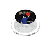 We Touched The Sky in '69 Retro Astronaute Moon Landing PopSockets PopGrip pour MagSafe