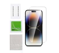 WE Verre trempé APPLE IPHONE 15 PRO: Protection écran - anti-rayures - anti-bulles d'air - ultra-résistant - dureté 9H Glass