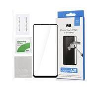 WE Verre trempé SAMSUNG GALAXY A21: Protection écran - anti-rayures - anti-bulles d'air - ultra-résistant - dureté 9H Glass