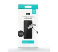 WE Verre trempé UNIVERSEL 4.7 à 4.9: Protection écran - anti-rayures - anti-bulles d'air - ultra-résistant - dureté 9H Glass""