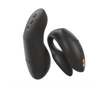 We-Vibe Chorus Pro Vibromasseur pour Couples avec Application et Télécommande | Jouet Sexuel Adulte en Silicone avec 10 Niveaux d’Intensité | Stimulateur Clitoris & Point G pour Lui et Elle | Noir