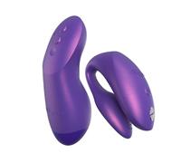 We-Vibe Chorus Pro Vibromasseur pour Couples avec Application et Télécommande | Jouet Sexuel Adulte en Silicone avec 10 Niveaux d’Intensité | Stimulateur Clitoris & Point G pour Lui et Elle | Violet