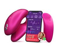 We-Vibe Chorus Vibromasseur double stimulation couple télécommandé | contrôlé via app | Stimulateur point G, clitoris et pénis | Sextoys pour jeux sexuels d'adultes | rose