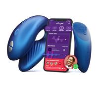 We-Vibe Chorus Vibromasseur double stimulation couple télécommandé | contrôlé via app | Stimulateur point G, clitoris et pénis | Sextoys pour jeux sexuels d'adultes | bleu cosmique