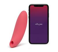 We-Vibe Melt Stimulateur clitoridien pour couple | Suceur de clitoris 12 niveaux de puissance | étanche | Contrôlé via appli | Sex Toy aspirant rechargeables d'adultes pour femme | Corail