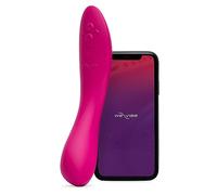We-Vibe Rave 2 Vibromasseur pour point G - Vibrateur contrôlé par application - Masseur interne - 10 modes de vibration - Jouets sexuels pour couples, étanches et rechargeables - Rose