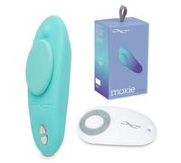 We vibe- Stimulateur de Clitoris Rechargeable Moxie - Couleur: turquoise