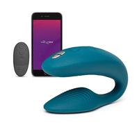 We-Vibe Sync 2 Vibromasseur télécommandé pour couple - Sextoy vibrant - Stimulation point G et clitoris - Étanche - Contrôlé via appli et télécommandé - Sextoys pour jeux sexuels d'adultes - Verte