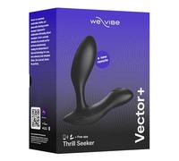 Vector+ Vibromasseur prostatique connecté à une application et avec télécommande - Noir