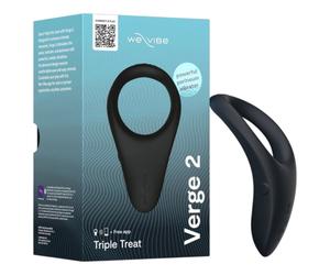 We-Vibe Verge 2 - anneau pénien vibrant intelligent (noir)