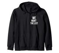 We Want the List Déclaration de protestation Jeffrey List Sweat à Capuche