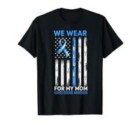 We Wear For My Mom Graves Ruban de sensibilisation aux maladies T-Shirt