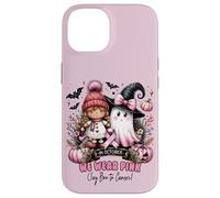 We Wear Pink in October Ghost Witch Breast Cancer Awareness Coque pour iPhone 14