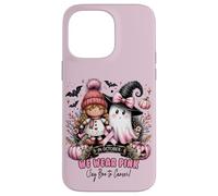 We Wear Pink in October Ghost Witch Breast Cancer Awareness Coque pour iPhone 14 Pro Max