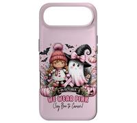 We Wear Pink in October Ghost Witch Breast Cancer Awareness Coque pour iPhone Air