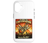 We Were The Loud Generation Rock Music Vintage Rock Concert Coque pour iPhone 16