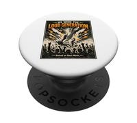 We Were The Loud Generation Rock Music Vintage Rock Concert PopSockets PopGrip Adhésif