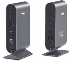 WE WESTATION17PORTS station d'accueil Tablette/Smartphone/ordinateur portable Gris