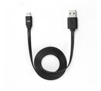 WE WEUSBMICROPLREV100N câble USB USB 2.0 1 m USB A Micro-USB B Noir