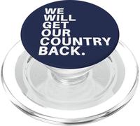 We Will Get Our Country Back - Restore Britain UK PopSockets PopGrip pour MagSafe