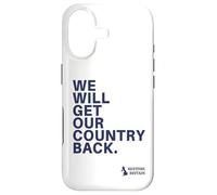 We Will Get Our Country Back - Restore Britain UK (White) Coque pour iPhone 17