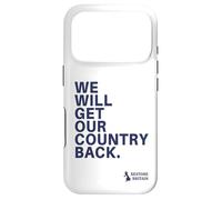 We Will Get Our Country Back - Restore Britain UK (White) Coque pour iPhone 17 Pro