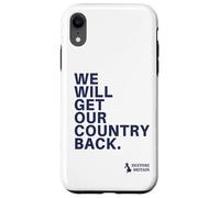 We Will Get Our Country Back - Restore Britain UK (White) Coque pour iPhone XR