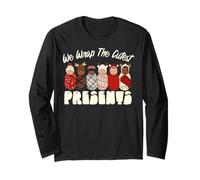 We Wrap The Cutest Presents Christmas Mother Baby Nurse Xmas Manche Longue