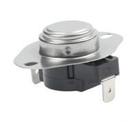 WE4M127 Thermostat de cyclisme pour sèche-linge L135-20F Réinitialisation automatique Commutateur de température pour GE pour réparation de linge Hotpoint 5,1 x 3,8 cm