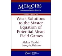 Solutions faibles de l'équation maîtresse des jeux de champ moyen à potentiel – Wiley-VCH