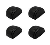 WEAKUP10® Lot de 4 butées adhésives pour porte de sol, lavables et réutilisables, car elles sont autocollantes, aucun outil n'est nécessaire pour l'installation. Noir