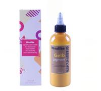 Wealike pigments de couleur pour plâtre pour moulage 150 ml-jaune | haute pigmentation à base d'eau, pour plâtre, ciment,grand volume et durable,Idéal pour l'artisanat artisanal