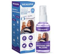 WEALLIN Spray calmant pour Chat Phéromone faciale pour Chat calmant l'anxiété, Le Stress et d'autres comportements problématiques Effet calmant et Relaxant Convient à la Maison et à l'extérieur 60ml
