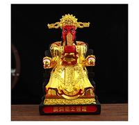 Wealth Prosperity Statue Chinese Feng Shui Buddha Statue 15" Resin Collectibles and Figurines Spiritual Living Room Decor Perfect for Your Home Or Office Feng Shui Decoration