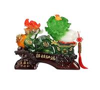 Wealth Prosperity Statue Lucky Feng Shui Pixiu Statues Resin Crafts Pixiu Decoration for Your Office Living Room Reception Decoration Opening Housewarming Gift Ornaments Feng Shui Statues