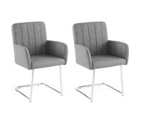 WEALTHOUSE Chaise de salle à manger moderne avec structure en métal en forme de Z, dossier ergonomique, assise rembourrée en cuir synthétique, fauteuil lounge pour salon, bureau, café, salle d'attente