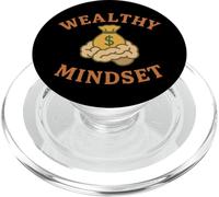 Wealthy Mindset Sac à Billets Motif Cerveau PopSockets PopGrip pour MagSafe