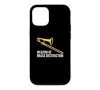 Weapon of Brass Destruction Drôle Trombone Player Musique Coque pour iPhone 12/12 Pro