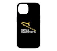 Weapon of Brass Destruction Drôle Trombone Player Musique Coque pour iPhone 14