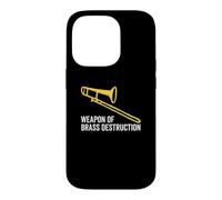 Weapon of Brass Destruction Drôle Trombone Player Musique Coque pour iPhone 14 Pro