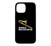 Weapon of Brass Destruction Drôle Trombone Player Musique Coque pour iPhone 15