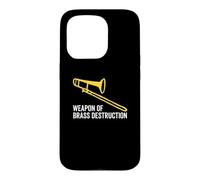Weapon of Brass Destruction Drôle Trombone Player Musique Coque pour iPhone 15 Pro