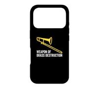 Weapon of Brass Destruction Drôle Trombone Player Musique Coque pour iPhone 17 Pro