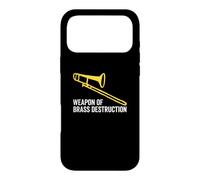 Weapon of Brass Destruction Drôle Trombone Player Musique Coque pour iPhone 17 Pro Max