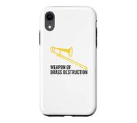 Weapon of Brass Destruction Drôle Trombone Player Musique Coque pour iPhone XR