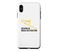 Weapon of Brass Destruction Drôle Trombone Player Musique Coque pour iPhone XS Max