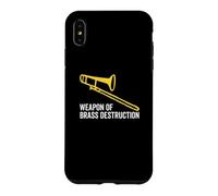Weapon of Brass Destruction Drôle Trombone Player Musique Coque pour iPhone XS Max